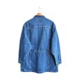 画像2: orslow / Denim Half Coat (2)