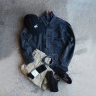 MORE DEDAIL3: orSlow / WWII Type1 Black Denim Jacket