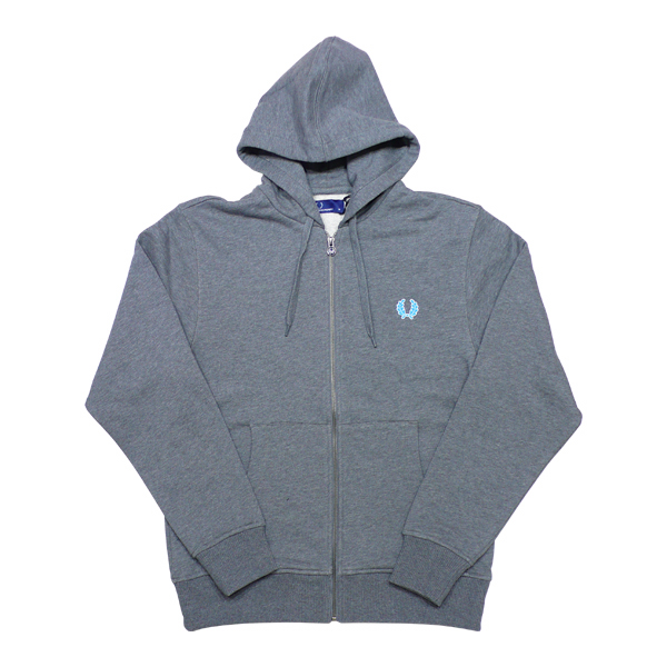 Fred Perry フレッドペリー プレーン ジップスルー フーデット スウェットパーカー J4271 557 Nines International