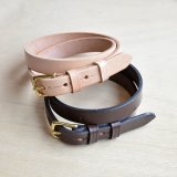 画像:  JABEZ CLIFF / STIRRUP LEATHER BELT (2.0cm幅）