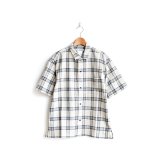 画像: EEL products / 陶器釦のシャツ S/S（E-20413B）