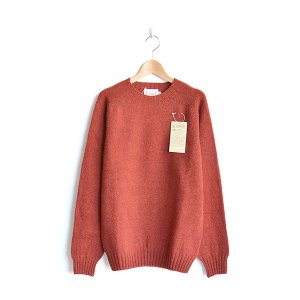 画像: Inverallan / Shetland Crew Neck Saddle Sweater 