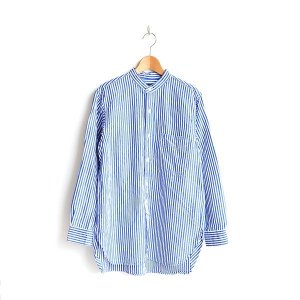 画像: *A VONTADE / Banded Collar Shirts -Cotton/Linen Chambray-