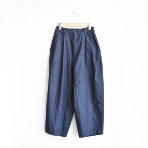 画像: HARVESTY / DENIM WIDE EGG LONG PANTS 