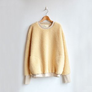 画像: HARVESTY / BOA-FLEECE BIG PULLOVER（ボアフリース エッグプルオーバー）