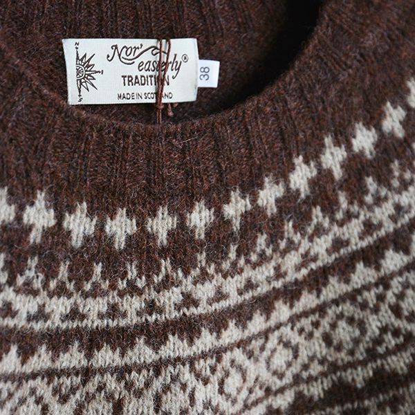 画像: NOR'EASTERLY/L/S WIDE NECK 2TONE NORDIC 21aw