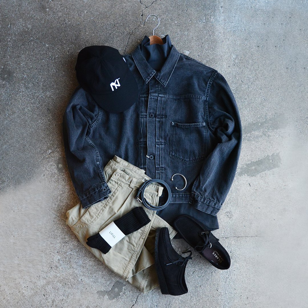 画像: orSlow / WWII Type1 Black Denim Jacket