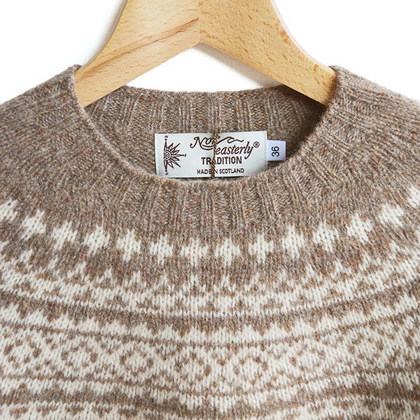 NOR'EASTERLY（ノア・イースターリー） / L/S WIDE NECK 2TONE NORDIC