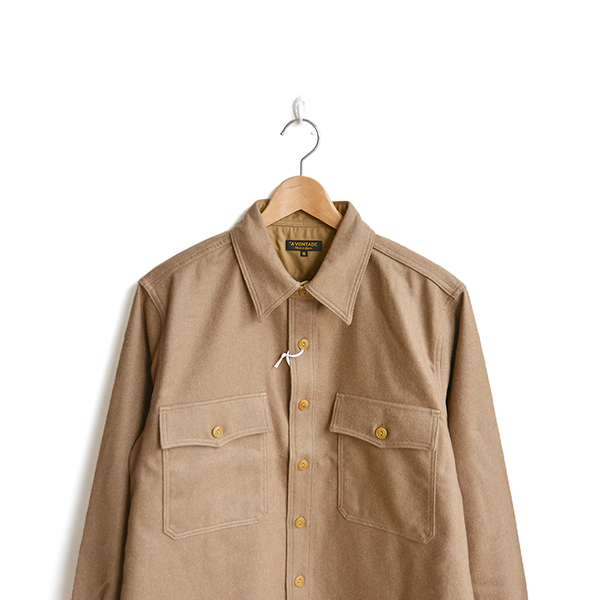 *A VONTADE（ア ボンタージ）/ Wool Flannel CPO Shirts