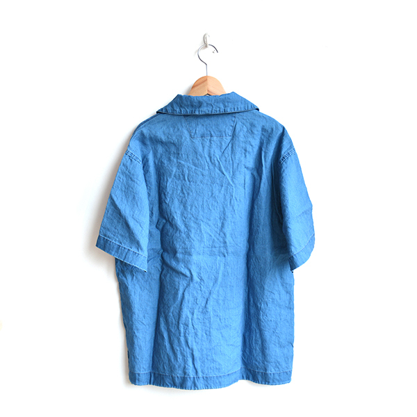 A VONTADE（ア ボンタージ）/ Indigo Linen Pullover Shirts S/S