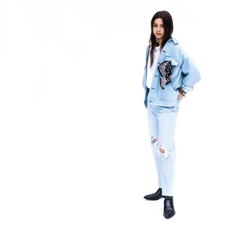 画像: J.B.ATTIRE (ジェービーアタイア) / PARIS RIPPED DENIM ICE BLUE